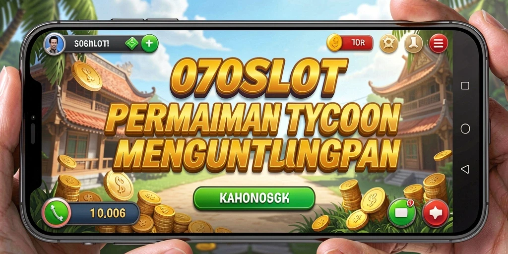 Tampilan gameplay <strong>070SLOT</strong> yang seru dalam dunia Tycoon.