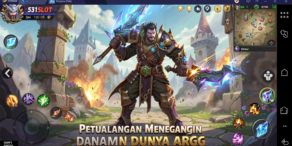 Tampilan gameplay 531SLOT yang menggugah selera dengan aksi ARPG yang seru.