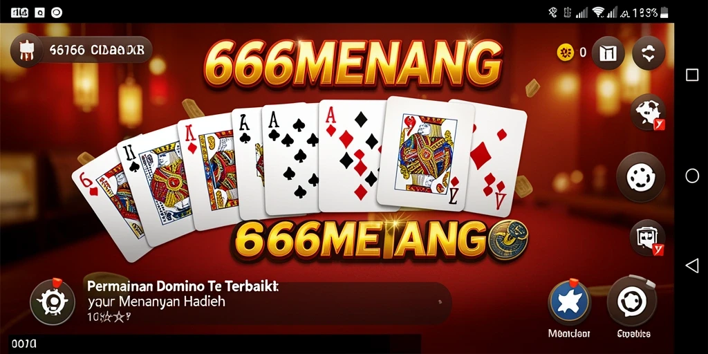 Tampilan permainan Domino yang seru dan interaktif di 666MENANG.