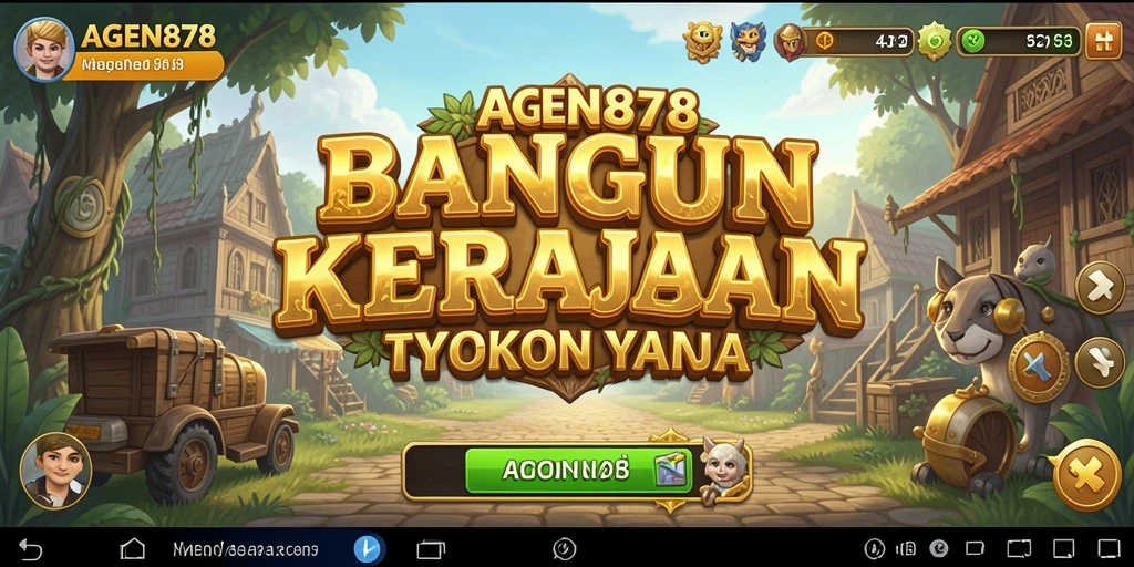 Tampilan gameplay dari AGEN878 yang penuh strategi Tycoon.