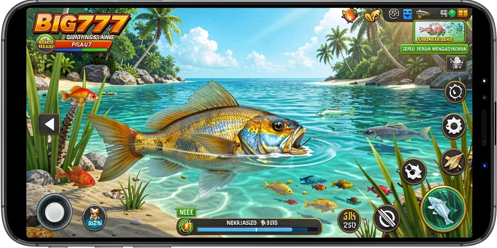 Tangkapan ikan besar dalam gameplay BIG777 yang seru.