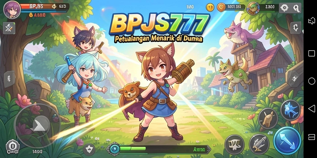 Tampilan gameplay BPJS777 yang mengesankan dan penuh warna.