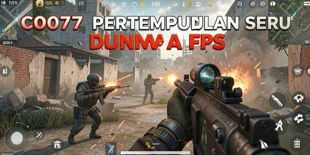 Tampilan screenshot dari gameplay <strong>C0077</strong> yang penuh aksi dan dramatis.