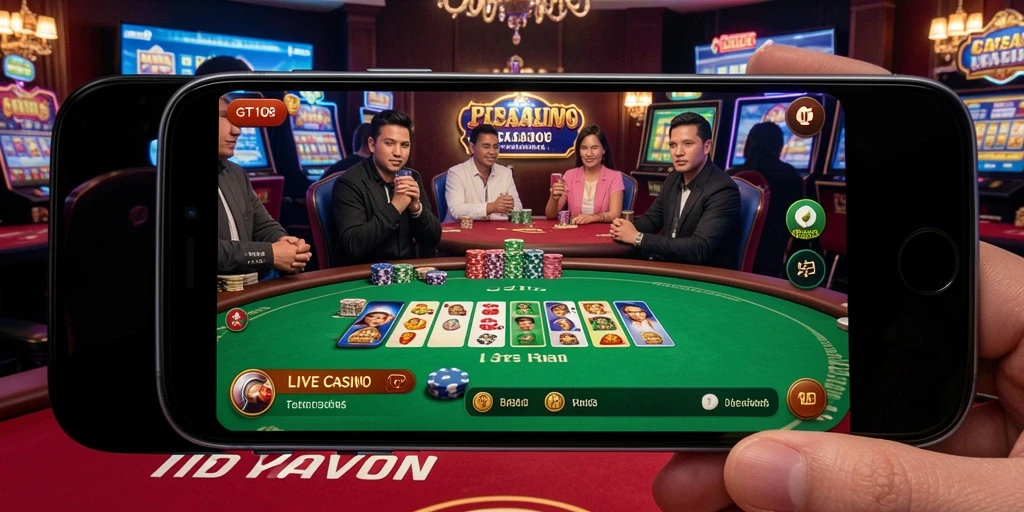 Gameplay Live Casino yang menegangkan dan interaktif di GT108.
