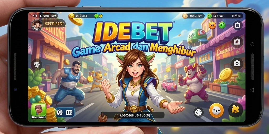 Tampilan gameplay IDEBET yang seru dan menantang.