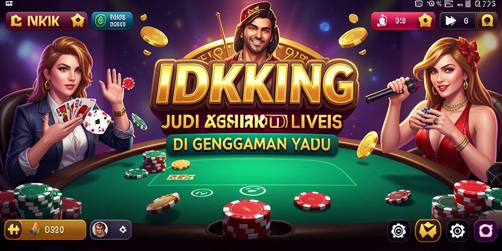 Gameplay Live Casino IDRKING yang mendebarkan dan interaktif.