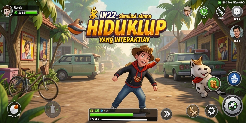 Tampilan gameplay IN22 yang mempesona dan interaktif.