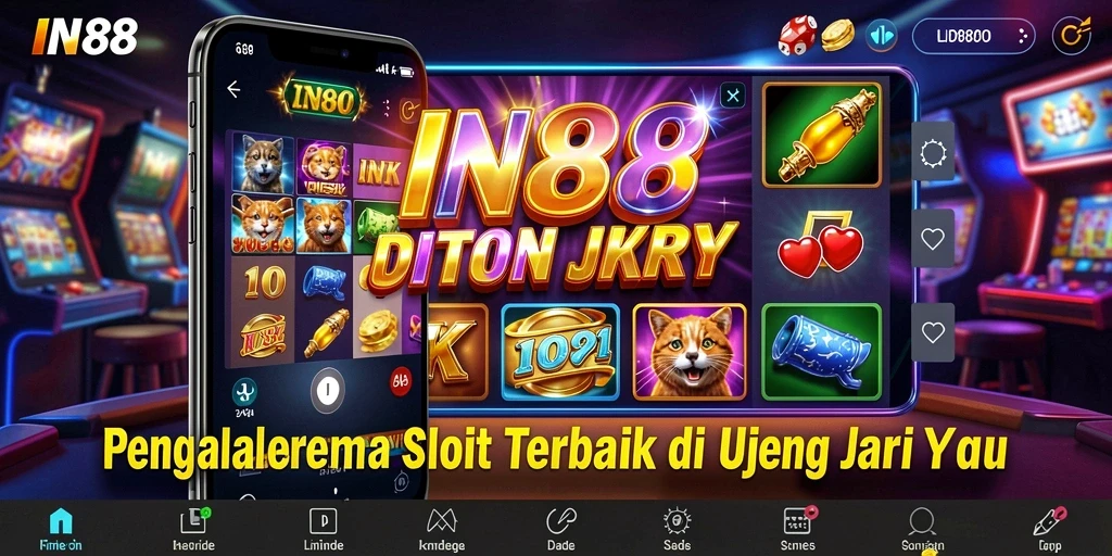 Tampilan gameplay slot yang menarik dan penuh warna di IN88.