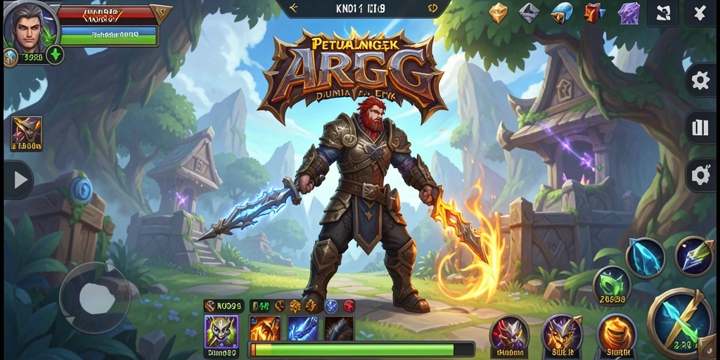 Tangkapan layar gameplay <strong>KNO89</strong> menampilkan aksi pertarungan yang mendebarkan di dunia ARPG.