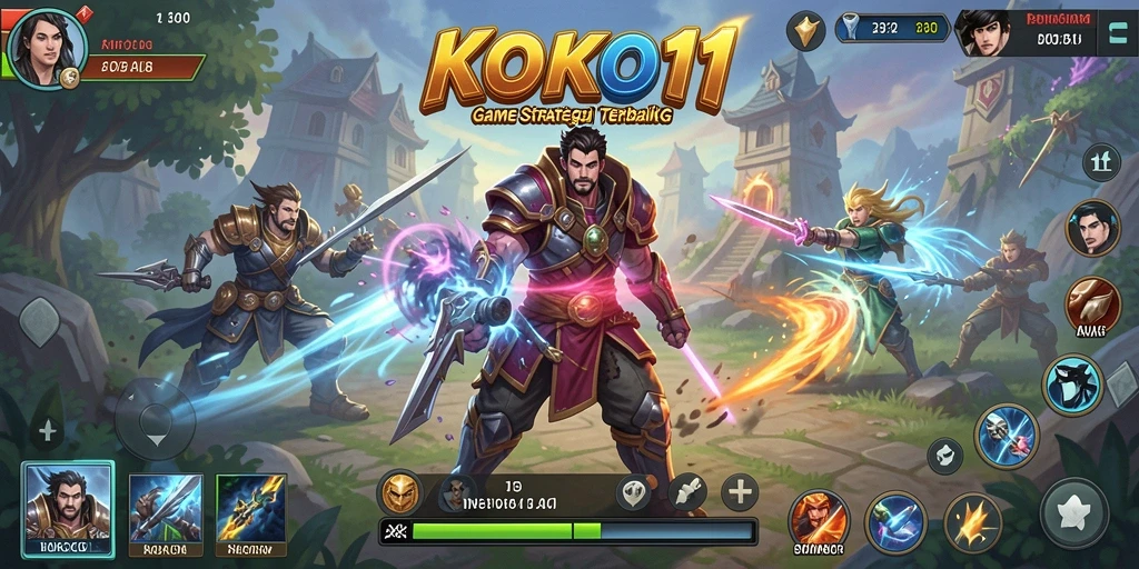 Gameplay menarik dalam aksi pertempuran SLG yang seru.