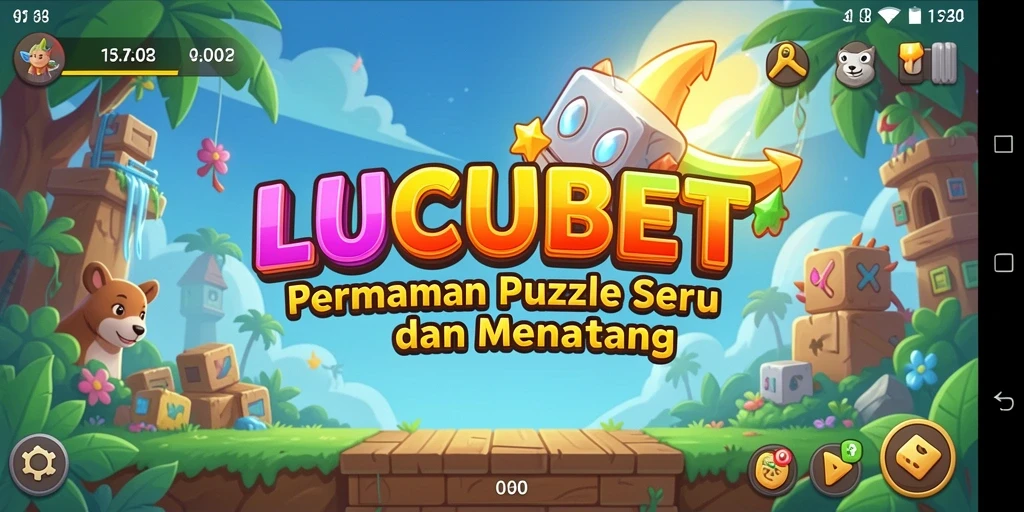 Tangkapan layar gameplay <strong>LUCUBET</strong> dengan aksi puzzle yang menantang.
