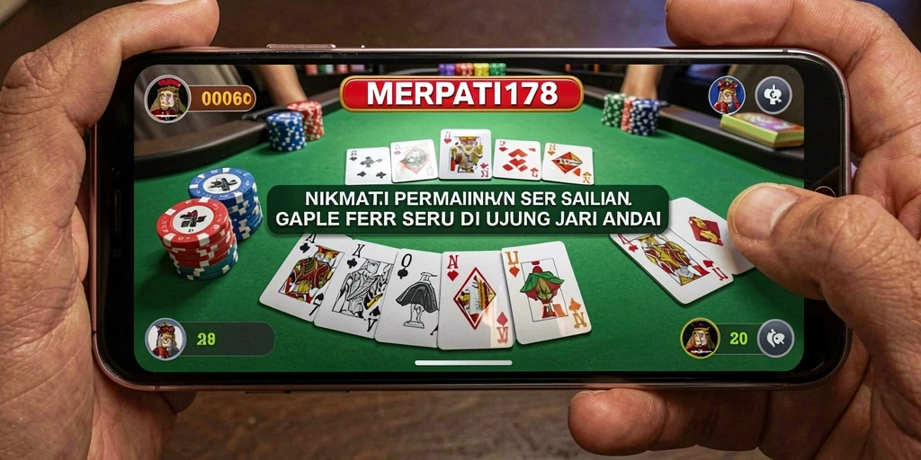 Tampilan gameplay Gaple yang menarik dan interaktif.