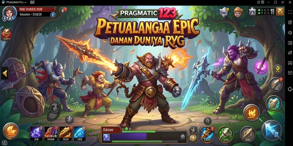 Tampilan menarik gameplay RPG PRAGMATIC123 penuh aksi.