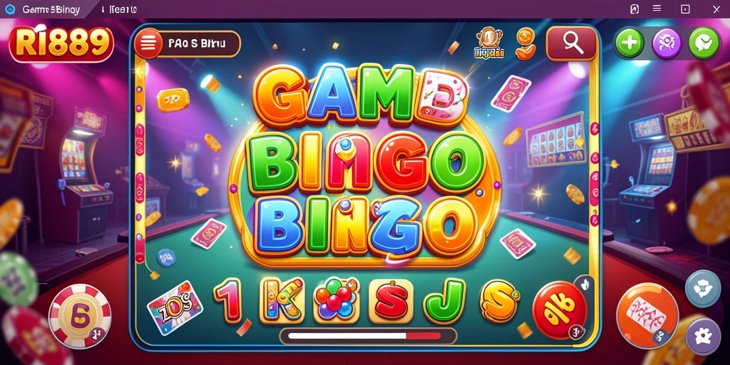 Tampilan gameplay seru Bingo di RI889.