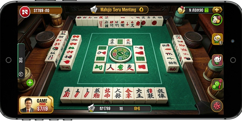 Tampilan gameplay ST789 yang menarik dan menantang bagi para penggemar Mahjong.